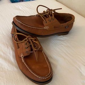 Tan Polo Boat Shoes